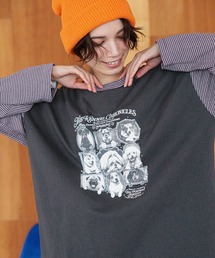 フレアスリーブボーダー」に該当するレディースのTシャツ/カットソー