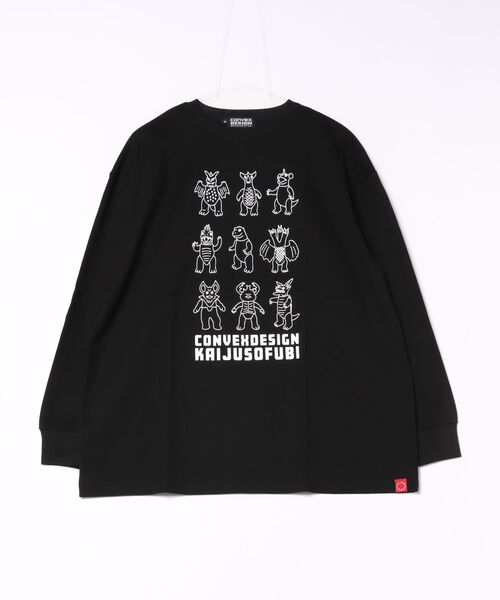 CONVEX(コンベックス)の「KAIJU / ロングTシャツ(大人)(Tシャツ/カットソー・メンズ・ブラウン/ブラック・LARGE/MEDIUM)」の4枚目の写真