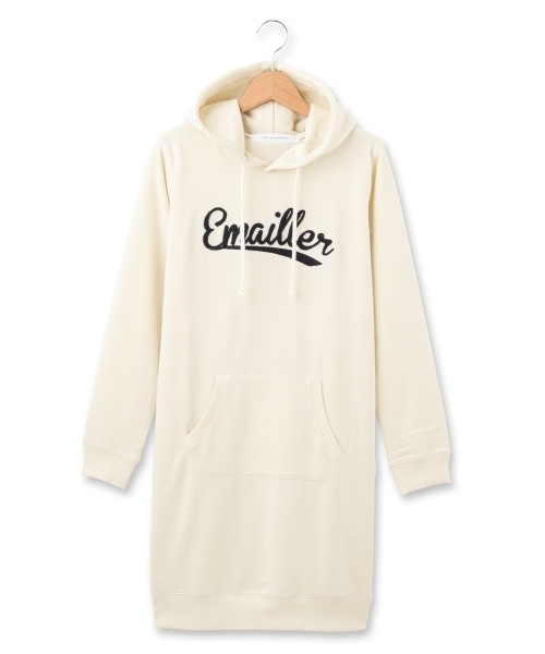 THE EMPORIUM（ジエンポリアム）の「裏毛さがらフードワンピース（ワンピース・レディース・ホワイト/グリーン/グレー/ブルー・40/38）」の2枚目の写真