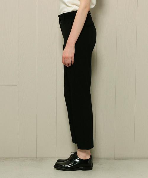 BEAUTY&YOUTH UNITED ARROWS(ビューティーアンドユースユナイテッドアローズ)の「<H BEAUTY&YOUTH>2/120 GABA TAPERED/パンツ◆(その他パンツ・レディース・ブラック・MEDIUM/SMALL/LARGE)」の3枚目の写真