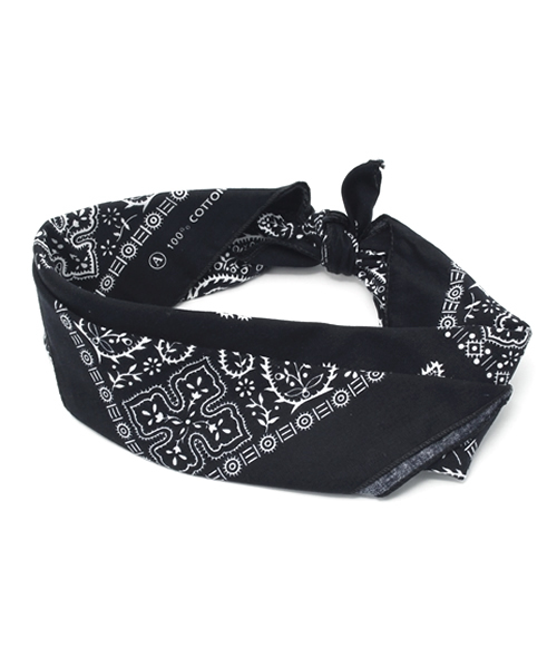 lala Born（ララボーン）の「【lala Born】バンダナ（バンダナ/スカーフ・レディース・ブラック/ライトブルー/レッド/ブルー/ミント/ラベンダー/イエロー/オレンジ/ホワイト/グリーン/ピンク/ネイビー/モカ/モスグリーン/ベージュ/カーキ/ワイン・FREE）」の18枚目の写真