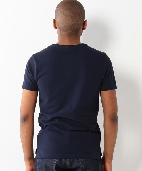 LACOSTE（ラコステ）の「＜LACOSTE（ラコステ）＞カノコ Tシャツ（Tシャツ/カットソー・メンズ・ホワイト/ネイビー・2/3/4/5）」の3枚目の写真