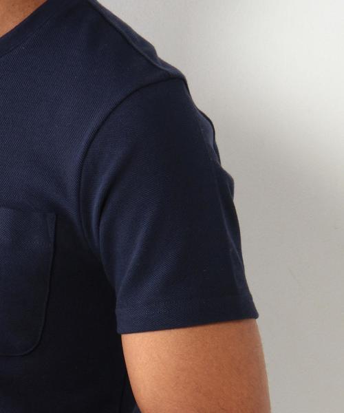 LACOSTE（ラコステ）の「＜LACOSTE（ラコステ）＞カノコ Tシャツ（Tシャツ/カットソー・メンズ・ホワイト/ネイビー・2/3/4/5）」の9枚目の写真