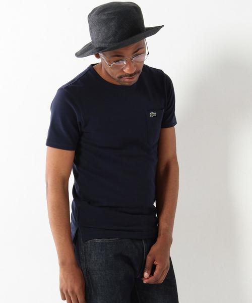 LACOSTE（ラコステ）の「＜LACOSTE（ラコステ）＞カノコ Tシャツ（Tシャツ/カットソー・メンズ・ホワイト/ネイビー・2/3/4/5）」の13枚目の写真