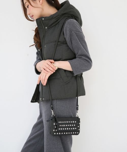 GLOBAL WORK（グローバルワーク）の「マルチルームミニショルダー/727353（ショルダーバッグ・レディース・ホワイト/ブラック/ライトピンク/その他・FREE）」の3枚目の写真