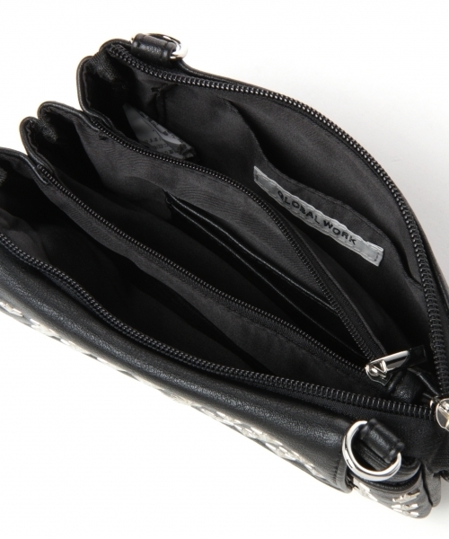 GLOBAL WORK（グローバルワーク）の「マルチルームミニショルダー/727353（ショルダーバッグ・レディース・ホワイト/ブラック/ライトピンク/その他・FREE）」の11枚目の写真