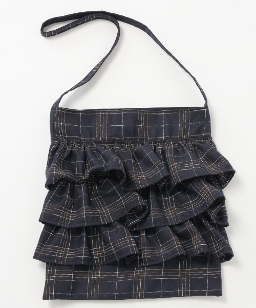 Heather（ヘザー）の「フリルショルダー2　732245 （ショルダーバッグ・レディース・ベージュ系その他/ブラック/チェック/ヘザ－グレー・ONE SIZE/FREE）」の12枚目の写真