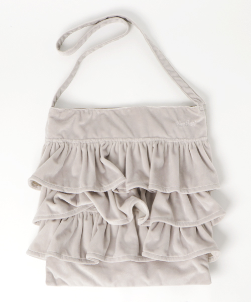 Heather（ヘザー）の「フリルショルダー2　732245 （ショルダーバッグ・レディース・ベージュ系その他/ブラック/チェック/ヘザ－グレー・ONE SIZE/FREE）」の3枚目の写真