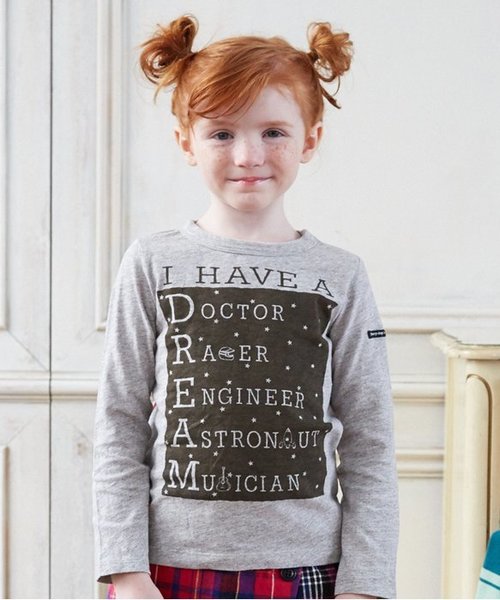 BREEZE（ブリーズ）の「ネット限定 DREAMER Tシャツ（Tシャツ/カットソー・キッズ・ブルー/グレー/ピンク・100/120/95/140/110/130/80/90）」の2枚目の写真