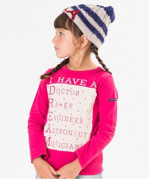 BREEZE（ブリーズ）の「ネット限定 DREAMER Tシャツ（Tシャツ/カットソー・キッズ・ブルー/グレー/ピンク・100/120/95/140/110/130/80/90）」の3枚目の写真