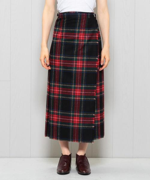 O'NEILL（オニール）の「＜O'NEIL OF DUBLIN＞BLACK STEWART QUILT SKIRT/ｽｶｰﾄ（スカート・レディース・レッド・10/8）」の2枚目の写真