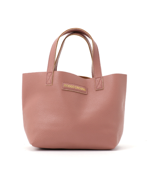 RODEO CROWNS WIDE BOWL（ロデオクラウンズワイドボウル）の「フェイクレザー ミニトート（ショルダーバッグ・レディース・ブラック/オレンジ/ネイビー/イエロー/グリーン/ホワイト/レッド/ピンク/グレー・FREE）」の7枚目の写真