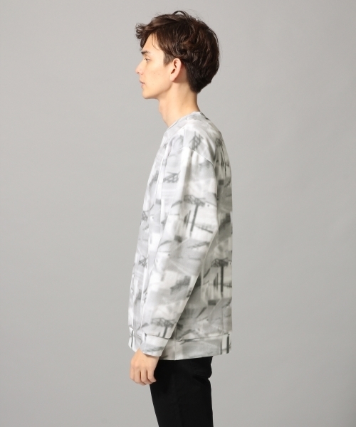 HARE（ハレ）の「ファクトリーシェイドオフプルオーバー(HARE)（スウェット・メンズ・ネイビー/イエロー/オフホワイト・MEDIUM/SMALL）」の5枚目の写真