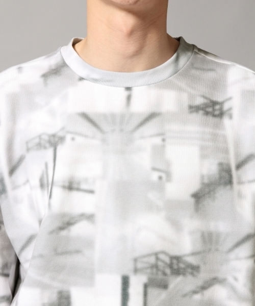 HARE（ハレ）の「ファクトリーシェイドオフプルオーバー(HARE)（スウェット・メンズ・ネイビー/イエロー/オフホワイト・MEDIUM/SMALL）」の7枚目の写真