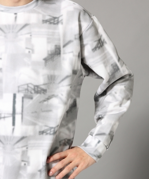 HARE（ハレ）の「ファクトリーシェイドオフプルオーバー(HARE)（スウェット・メンズ・ネイビー/イエロー/オフホワイト・MEDIUM/SMALL）」の8枚目の写真