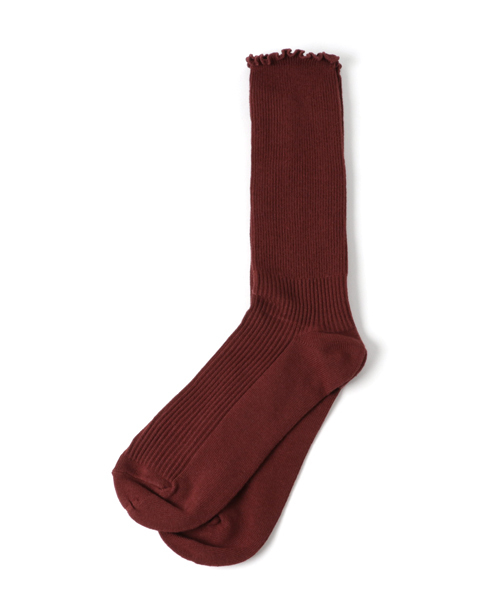 Fun & Daily（ファンアンドデイリー）の「F&D : コットンチューブソックス（ソックス/靴下・レディース・ブラック/ホワイト/グリーン/ワインレッド/グレー/マスタード・FREE）」の13枚目の写真