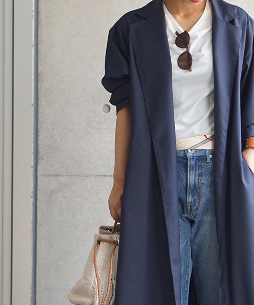 laboratory work（ラボラトリーワーク）の「ロングガウンコート（その他アウター・レディース・カーキ/ネイビー/ブルー・MEDIUM）」の13枚目の写真