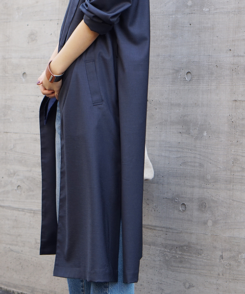 laboratory work（ラボラトリーワーク）の「ロングガウンコート（その他アウター・レディース・カーキ/ネイビー/ブルー・MEDIUM）」の18枚目の写真