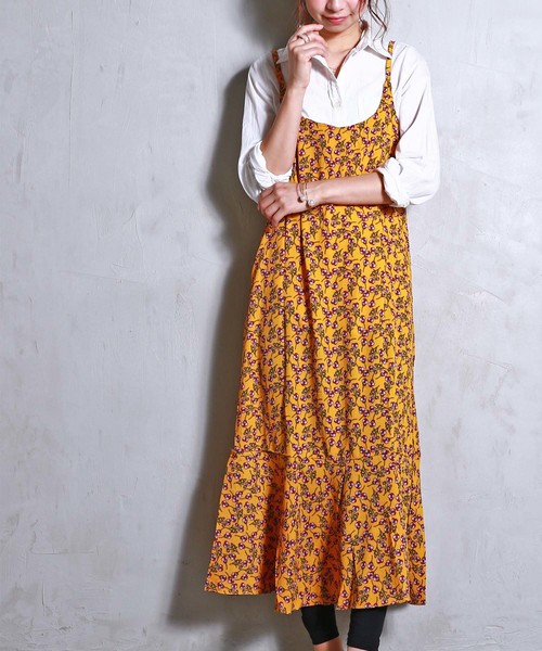 antiqua（アンティカ）の「花柄キャミワンピース（ワンピース）」 - WEAR