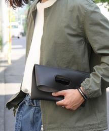 coen | 【WEB限定】フェイクレザーミニクラッチ(クラッチバッグ)