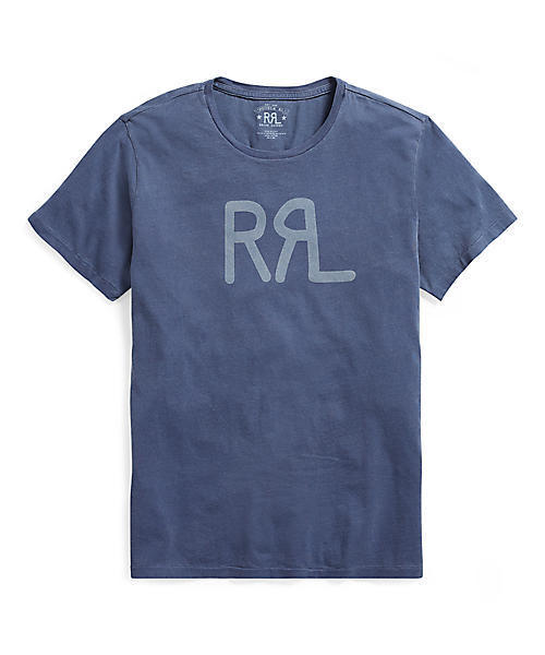 RRL Ralph Lauren(ダブル アールエル)の「コットン ジャージー グラフィック Tシャツ(Tシャツ/カットソー)」|ブルー系9