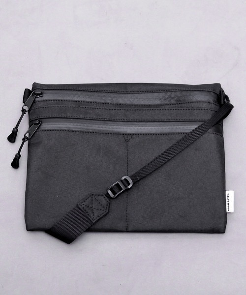 ADAM PATEK（アダムパテック）の「ADAM PATEK/HEATHERED NYLON sacoche（ショルダーバッグ・メンズ・ブラック/グレー/ダークグレー・FREE）」の19枚目の写真