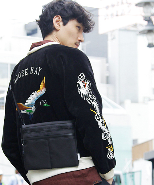 ADAM PATEK（アダムパテック）の「ADAM PATEK/HEATHERED NYLON sacoche（ショルダーバッグ・メンズ・ブラック/グレー/ダークグレー・FREE）」の16枚目の写真