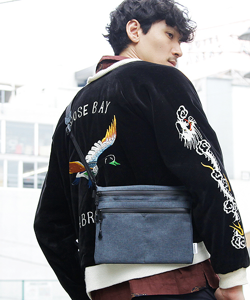 ADAM PATEK（アダムパテック）の「ADAM PATEK/HEATHERED NYLON sacoche（ショルダーバッグ・メンズ・ブラック/グレー/ダークグレー・FREE）」の18枚目の写真