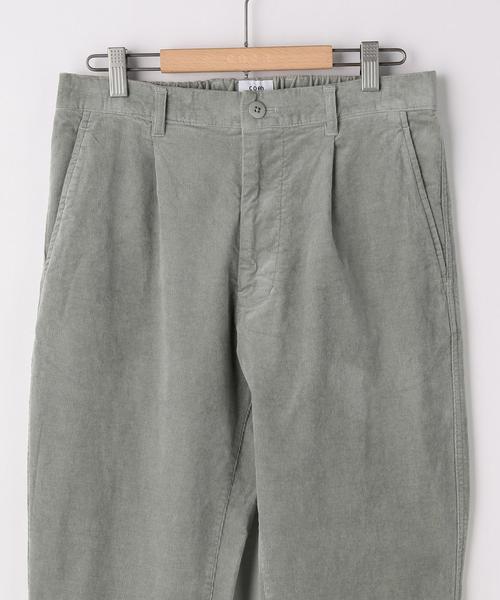 coen（コーエン）の「ストレッチコーデュロイ裏起毛タックテーパードパンツ（その他パンツ・メンズ・ネイビー/グレー/マスタード・X-LARGE/SMALL/MEDIUM/LARGE）」の19枚目の写真