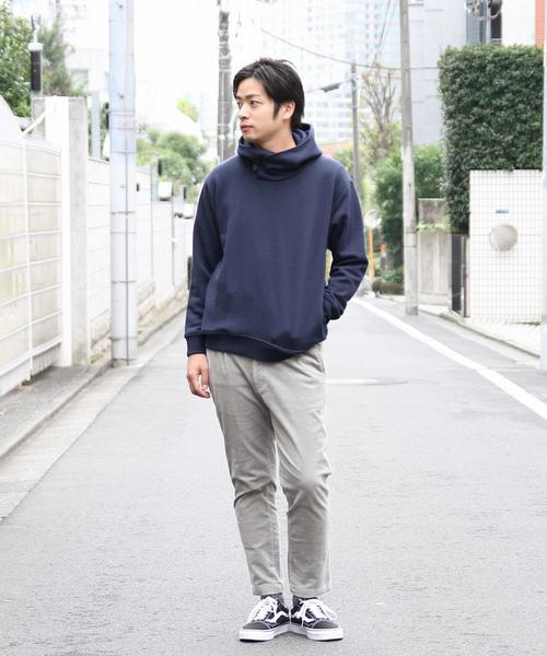 coen（コーエン）の「ストレッチコーデュロイ裏起毛タックテーパードパンツ（その他パンツ・メンズ・ネイビー/グレー/マスタード・X-LARGE/SMALL/MEDIUM/LARGE）」の10枚目の写真