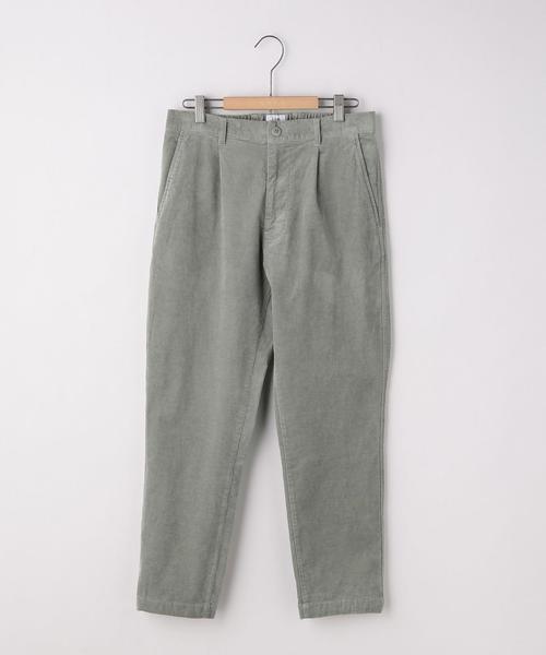 coen（コーエン）の「ストレッチコーデュロイ裏起毛タックテーパードパンツ（その他パンツ・メンズ・ネイビー/グレー/マスタード・X-LARGE/SMALL/MEDIUM/LARGE）」の11枚目の写真