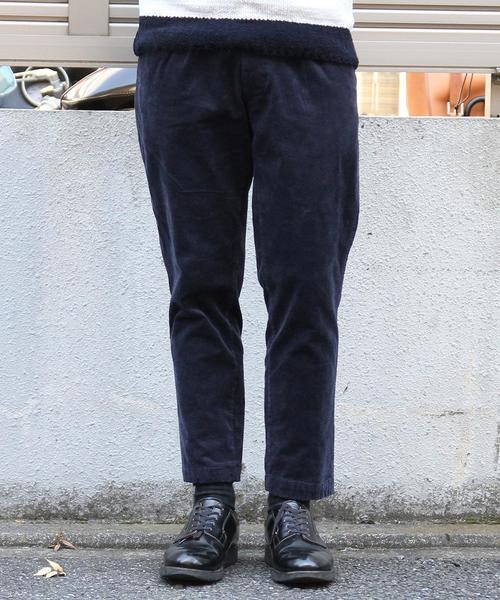 coen（コーエン）の「ストレッチコーデュロイ裏起毛タックテーパードパンツ（その他パンツ・メンズ・ネイビー/グレー/マスタード・X-LARGE/SMALL/MEDIUM/LARGE）」の14枚目の写真