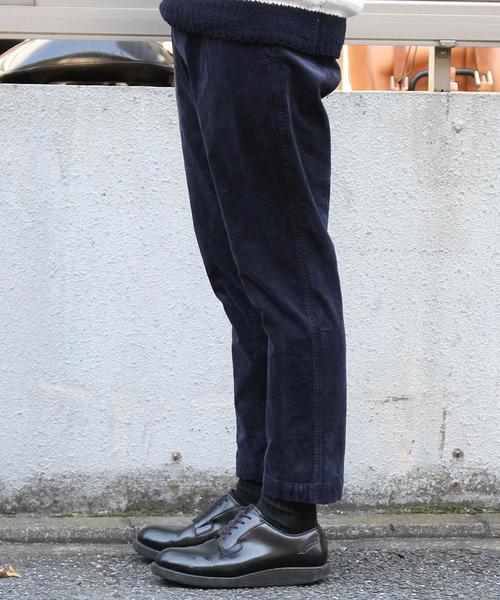 coen（コーエン）の「ストレッチコーデュロイ裏起毛タックテーパードパンツ（その他パンツ・メンズ・ネイビー/グレー/マスタード・X-LARGE/SMALL/MEDIUM/LARGE）」の15枚目の写真