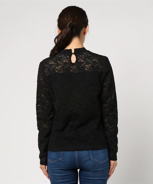 PUNYUS（プニュズ）の「レーストップス（Tシャツ/カットソー・レディース・ホワイト/ブラック・1/3/4/2）」の4枚目の写真