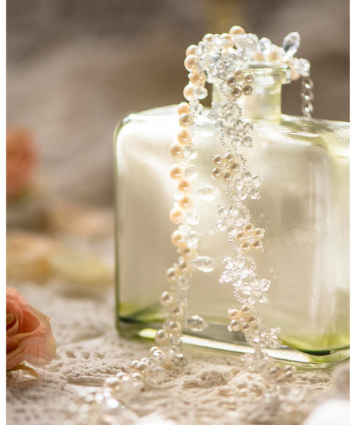 Catherine Cottage(キャサリンコテージ)の「手編みビーズチョーカーネックレス(ネックレス・キッズ・ホワイト系その他2/ホワイト系その他3/ホワイト系その他/ホワイト系その他4・FREE)」の10枚目の写真