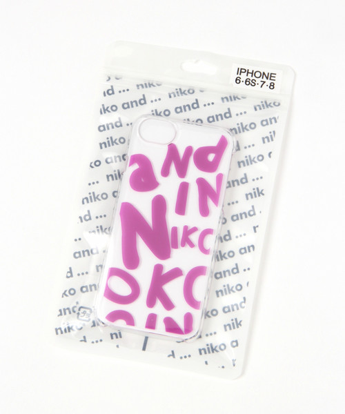 niko and...（ニコアンド）の「オリジナルニコロゴケース2【niko and ...】（スマホケース/カバー・レディース・ライトグリーン/パープル/ホワイト・0）」の6枚目の写真
