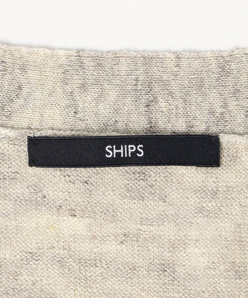 SHIPS(シップス)の「SC: 12ゲージ リネン Vネック カーディガン(カーディガン/ボレロ・メンズ・ネイビー/オレンジ/グレー・LARGE/MEDIUM/SMALL/X-LARGE)」の16枚目の写真