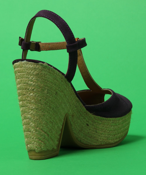 Soareak（ソアリーク）の「【Gaimo】 Tストラップサンダル（サンダル・レディース・パープル/キャメル・38/37/36）」の5枚目の写真