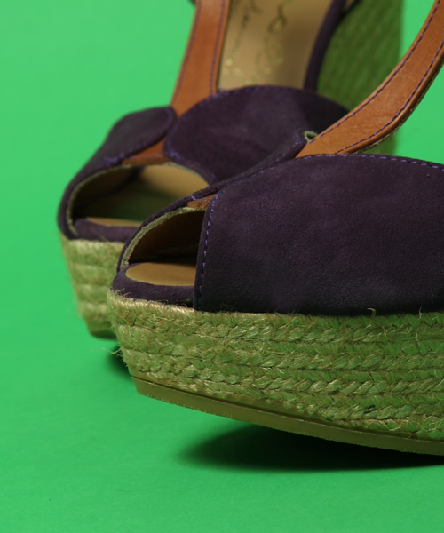 Soareak（ソアリーク）の「【Gaimo】 Tストラップサンダル（サンダル・レディース・パープル/キャメル・38/37/36）」の6枚目の写真