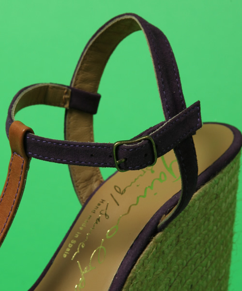 Soareak（ソアリーク）の「【Gaimo】 Tストラップサンダル（サンダル・レディース・パープル/キャメル・38/37/36）」の8枚目の写真