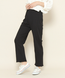 PAGEBOY | 【WEB限定】裾メローリブパンツ(その他パンツ)