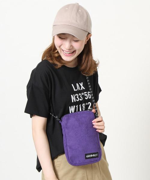 Gramicci（グラミチ）の「Gramicci(グラミチ)別注パイルサコッシュバッグ（ショルダーバッグ・メンズ・パープル/グレー/レッド/ブラック・FREE）」の3枚目の写真