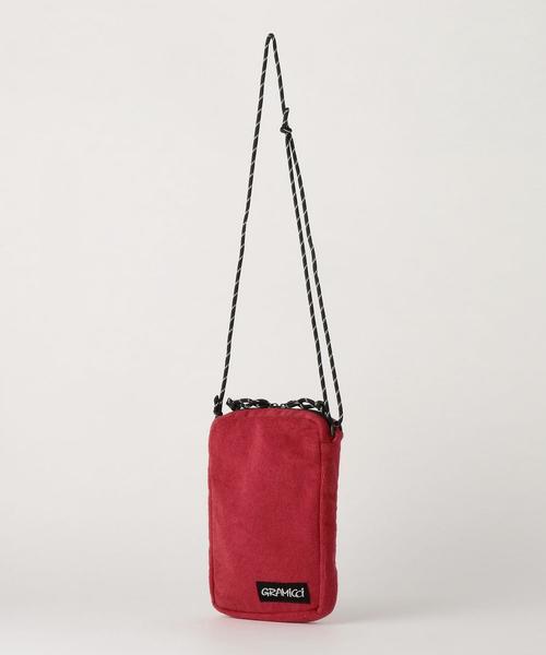 Gramicci（グラミチ）の「Gramicci(グラミチ)別注パイルサコッシュバッグ（ショルダーバッグ・メンズ・パープル/グレー/レッド/ブラック・FREE）」の14枚目の写真