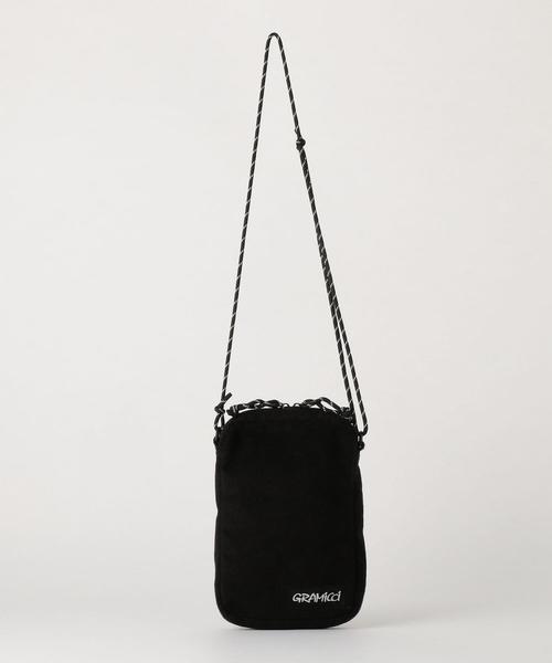 Gramicci（グラミチ）の「Gramicci(グラミチ)別注パイルサコッシュバッグ（ショルダーバッグ・メンズ・パープル/グレー/レッド/ブラック・FREE）」の8枚目の写真