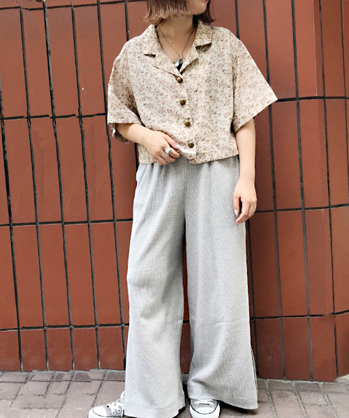 apres jour（アプレジュール）の「サーマルワイドパンツ【ZOZOTOWN限定アイテム】（その他パンツ・レディース・ブラック/ベージュ/グレー・フリー）」の7枚目の写真