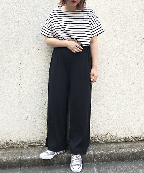 apres jour（アプレジュール）の「サーマルワイドパンツ【ZOZOTOWN限定アイテム】（その他パンツ・レディース・ブラック/ベージュ/グレー・フリー）」の16枚目の写真