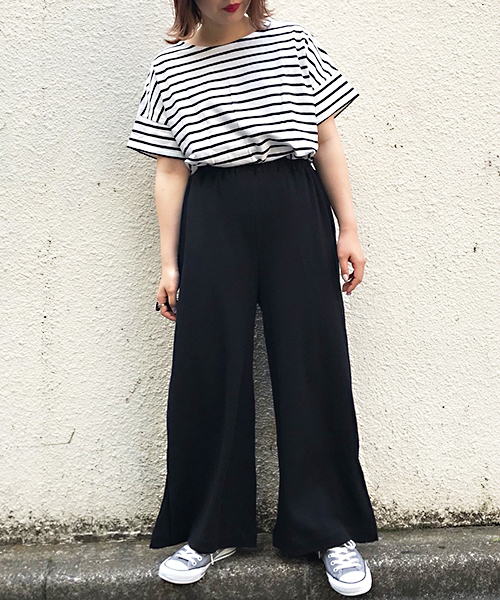 apres jour（アプレジュール）の「サーマルワイドパンツ【ZOZOTOWN限定アイテム】（その他パンツ・レディース・ブラック/ベージュ/グレー・フリー）」の17枚目の写真