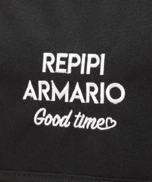 repipi armario(レピピ アルマリオ)の「フロントメタルナイロンリュック(バックパック/リュック・キッズ・ブラック/カーキ/ネイビー・FREE)」の17枚目の写真