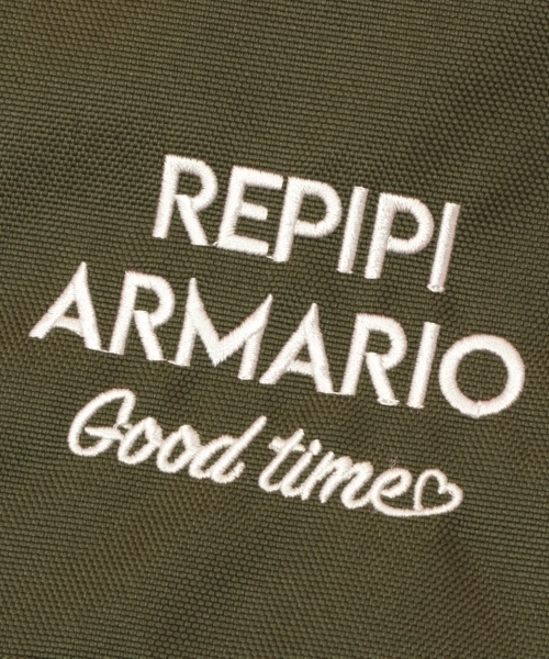 repipi armario(レピピ アルマリオ)の「フロントメタルナイロンリュック(バックパック/リュック・キッズ・ブラック/カーキ/ネイビー・FREE)」の18枚目の写真