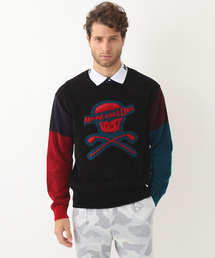 MARK AND LONA マークアンドロナ　セーター 豪華両面デザイン✨ マークアンドロナ セーター ストレッチ生地